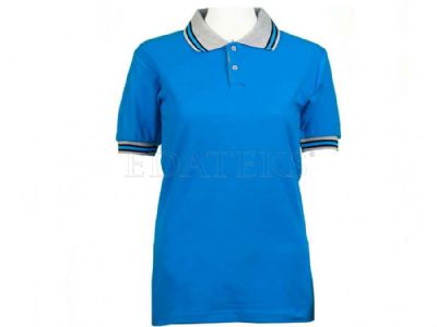 Mavi Renk Bayan Lakos Tişört