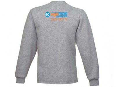 2 Renk Baskılı-Polarlı-Sweatshirt